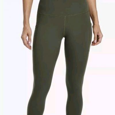 Colorfulkoala Buttery Soft High Waist Stretch Yoga Pants Medium Green NEW