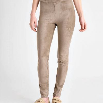 Splendid vegan suede legging in Camel - size S