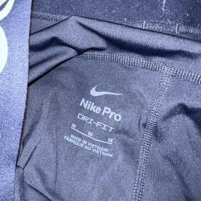 FLAWED Nike Navy Blue Pro 365 Leggings Size Medium