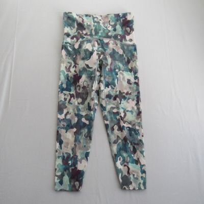 SPANX Leggings Women's Large Booty Boost Active Printed 7/8 Camo Multi Color