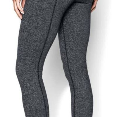 Under Armour Womens Activewear Studio Fitted Leggings,Medium,Anthracite Black