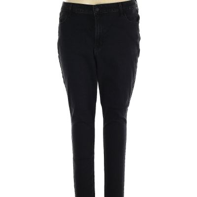 Adriano Goldschmied Women Black Jeggings 18 Plus