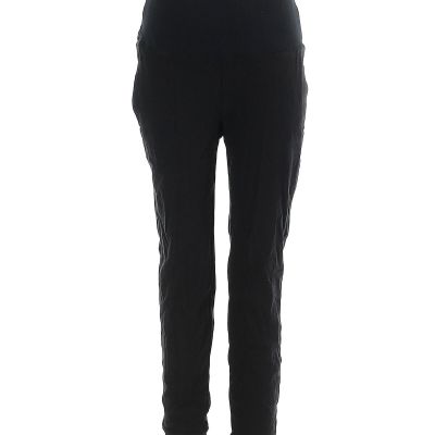 Plush Women Black Leggings L