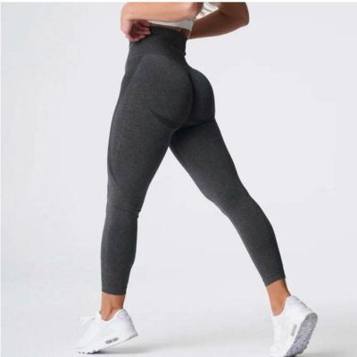 NVGTN Seamless Leggings Gray Size Small Workout Gym Fitness Body Hugging Compres