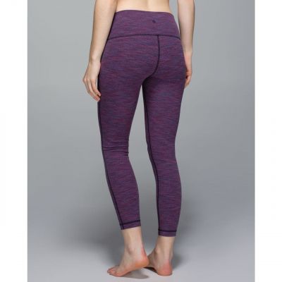 Lululemon High Times Pant Size 6 Luon Pink/Purple