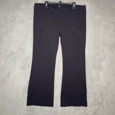 Athleta Elation Flare Pant In Black Size 2X Athleisure Powervita Legging Tight