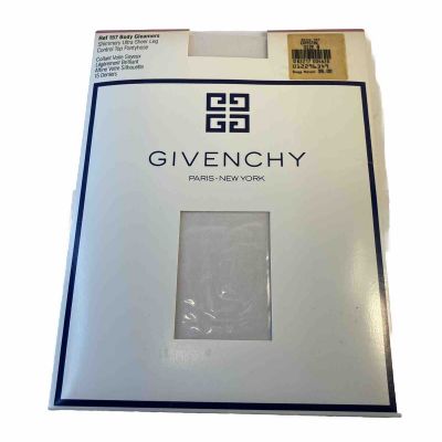 Vtg 1990 Givenchy Body Gleamers Shimmery Sheer Leg 157 Crystal  Pantyhose Sz B