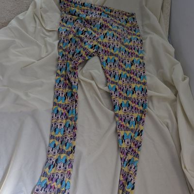 Minnie Mouse Lularoe TC Legging 18 19  Disney big tall stretch workout pants