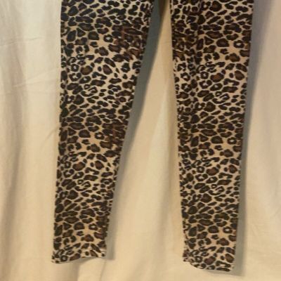 NEW MIX LEOPARD PRINT PLUS STRETCHY ONE SIZE LEGGINGS-LARGE-3X~NWT