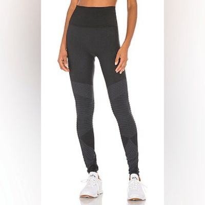 SPANX Look at Me Now Seamless Moto Legging in Very Black