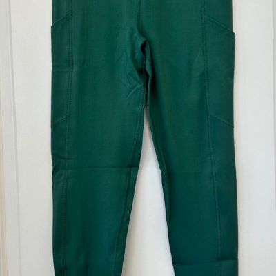 American Eagle Leggings Womens Medium Green Everything Pocket Long Highest Rise