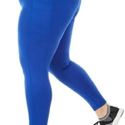 Ideology Womens Plus Size Leggings Size-1X Color-Bright Blue