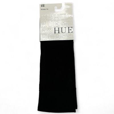 HUE Modern Swag Knee Hi Womens One Size Fits Most ~ Black Swirl Floral Pattern