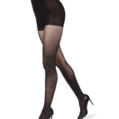 Velveteen Semi-Opaque 30 Denier Control Top Tights