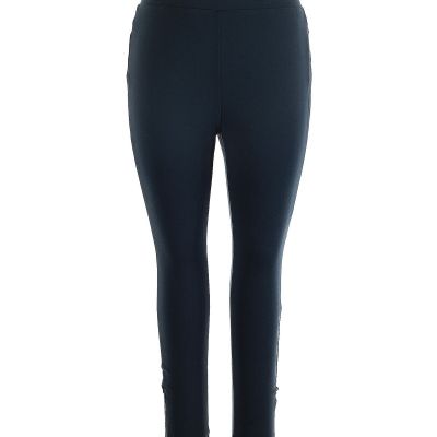 IMAN Women Blue Leggings XL