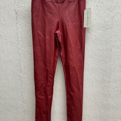 eye candy Red Liquid Pleather Legging - Juniors Size Small