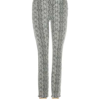 Blank NYC Women Gray Snake Along Jeans 26W