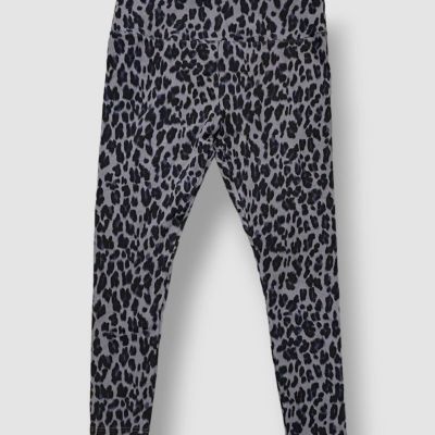 $30 Style & Co Women's Gray Black Animal Print High Rise Leggings Plus Size 1X