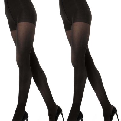 Women's 2 Pair Pack Super Opaque 80 Denier Tights