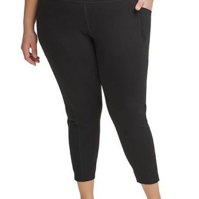 Calvin Klein Women's Pocket Leggings Black Size 3X