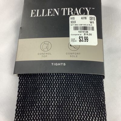 Ellen Tracy Black Fish Net Tights Womens S/M JEG240818/MB2