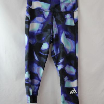 Adidas Women's Multicolor Patterned Cropped Legging SZ M