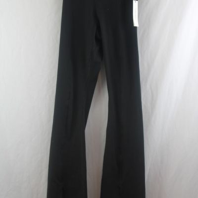 NWT Calvin Klein Women's Black Flare Slit Leggings sz XS