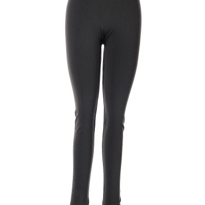 Sofra Women Black Leggings One Size Plus