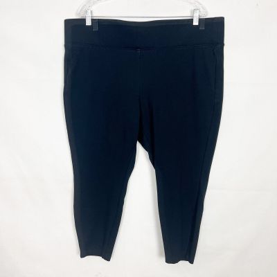 Torrid Pixie Women's Pull On Black Cropped Pants/Leggings Size 3X