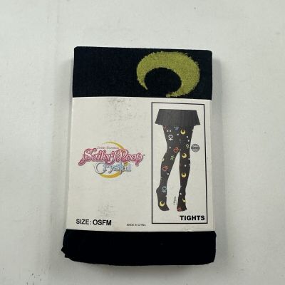 Sailor Moon Crystal Tights Black Womens One Size Fits Most OSFM Bioworld Ladies