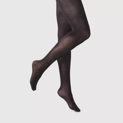 Women's A New Day 50D Blackout Soft Sheen Tights Size S/M NWT