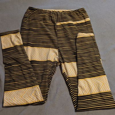 Lularoe TC Leggings Bee Stripes