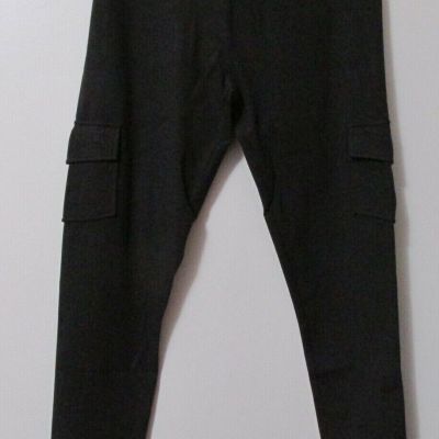 Women's Sevego 4 Pocket Cargo High-Waist Yoga/Workout Leggings Black Size MD