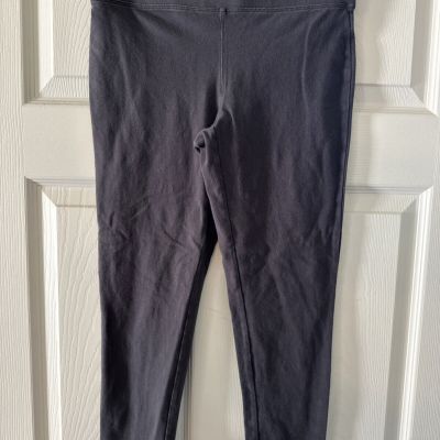 Express Sexy Stretch Cropped Leggings Charcoal Gray Size Medium