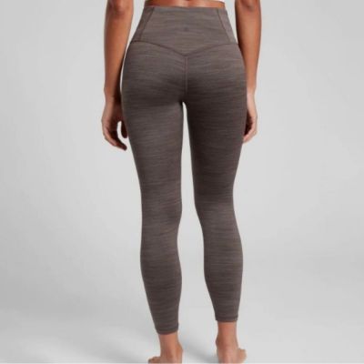 Women's Athleta Elation Space Dye 7/8 Legging - Coffee House - Size Small