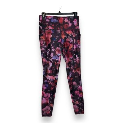 Athleta Salutation Stash Pocket Dappled Bloom Floral Leggings, Multi. Size M