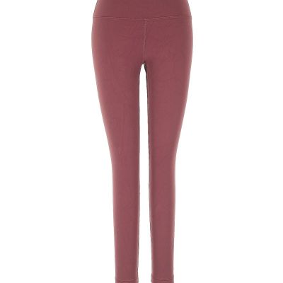 Lululemon Athletica Women Red Leggings 8