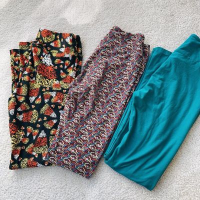 Lularoe Leggings One Size Lot of 3