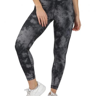 NEW Velocity High Rise Dark Cloud Black Tie Dye Leggings Women's 1X