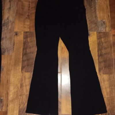 Torrid Signature Waist Front Slit Slim Bootcut  legging black size 00