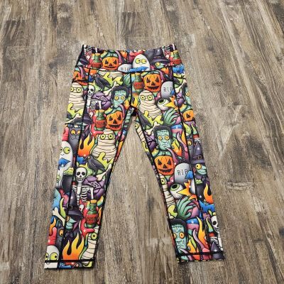 Constantly Varied Gear CVG Halloween Monster Mash Leggings Sz M Squats