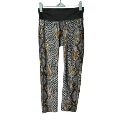 PRISMSPORT Womens Multicolor Snakeskin Print Pull On Leggings Size XS