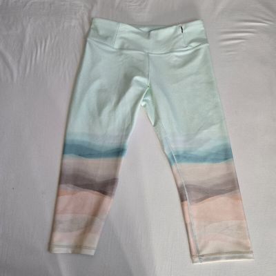 Calia by Carrie Underwood Women’s Sz L Mint Green Capri Leggings  Workout Pants