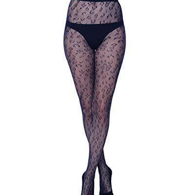 Women's Fishnet Lace Stockings Tights Sexy Pantyhose Extended Sizes Pack of 6...