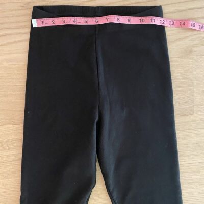 Plush Fleece Lined Legging in Black - Size S