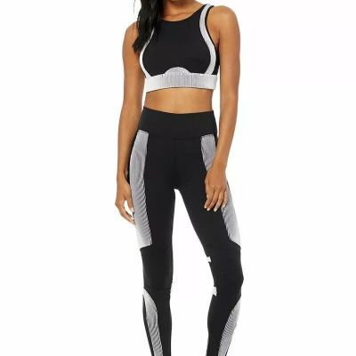 ALO YOGA High Waist Electric Leggings Size XS Black $128