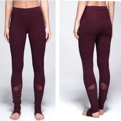 Lululemon Devi Yoga Pant Heathered Bordeaux Drama / Black Cherry 6