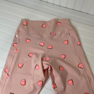 NWOT Victorias Secret PINK Ultimate Sport High Waist 7/8 Ankle Legging Peach L