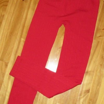 Rue 21 Red L/XL Stretchy Fleece Lined Footless Leggings NWOT