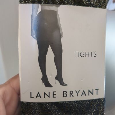 Lane Bryant Tights Size AB Black Gold